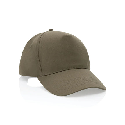 XD Collection Impact 5-panel recycled cotton cap with AWARE™ tracer