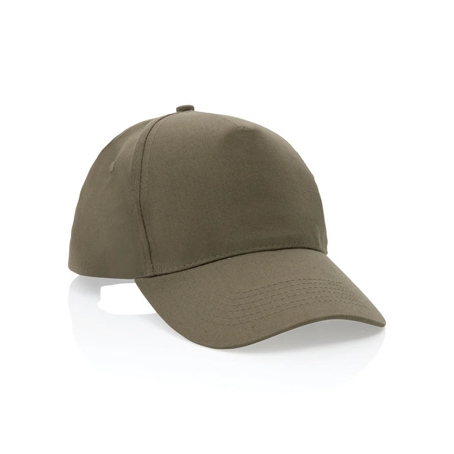 XD Collection Impact 5-panel recycled cotton cap with AWARE™ tracer