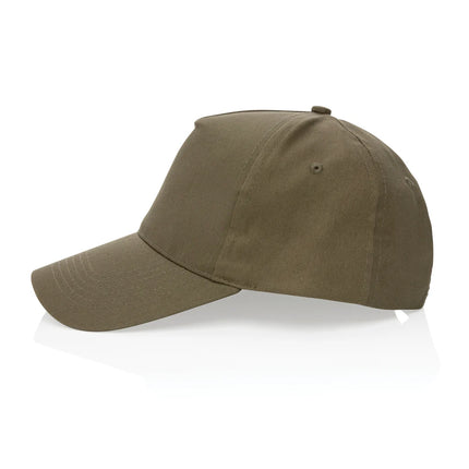 Impact 5-panel recycled cotton cap by XD Collection with AWARE™ tracer