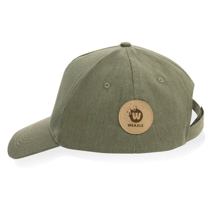 Impact 5-panel recycled cotton cap with AWARE™ tracer from XD Collection