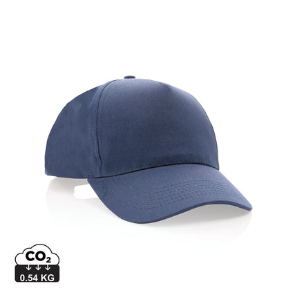 Impact 5-panel recycled cotton cap with AWARE™ tracer from XD Collection