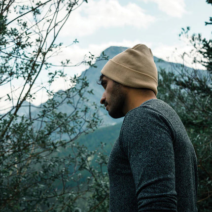 XD Collection Polylana® beanie headwear in charcoal gray
