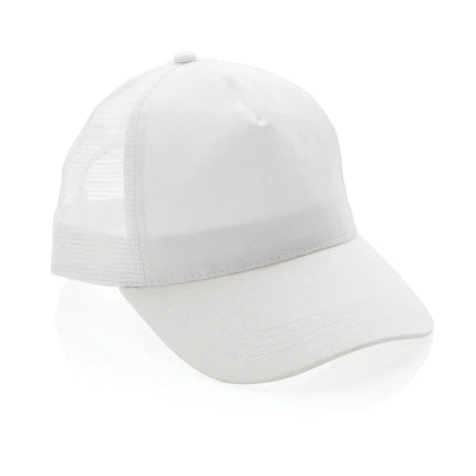Brushed cotton 5-panel trucker cap by XD Collection