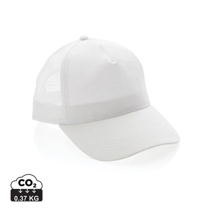 Brushed cotton 5-panel trucker cap by XD Collection
