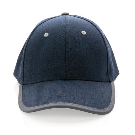 Brushed cotton 6-panel contrast cap by XD Collection