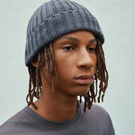  showcasing cozy headwear in a close-up view.