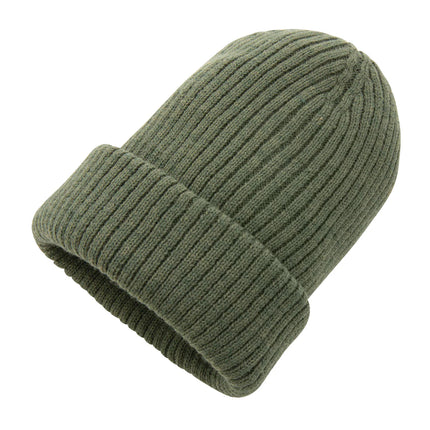  featuring cozy headwear with a textured knit pattern.