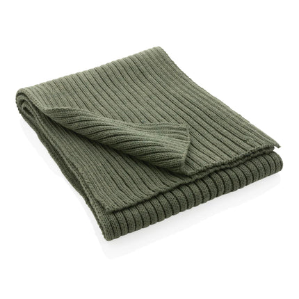 Knitted Impact AWARE™ Polylana® scarf in neutral colors