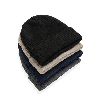  cozy headwear shown in a stylish knit design.