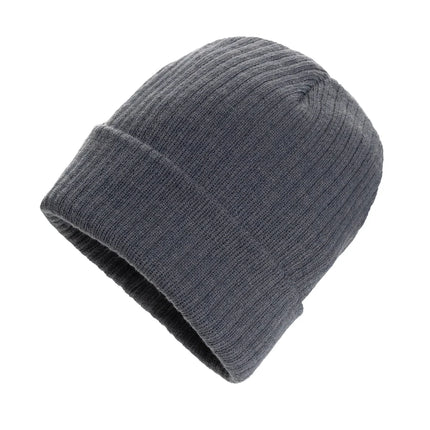  soft knit headwear with folded brim