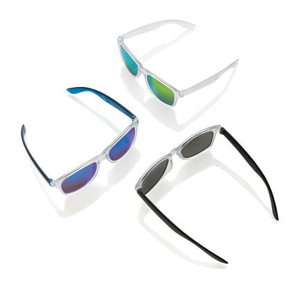 XD Collection Gleam RCS recycled PC mirror lens sunglasses for outdoor wear