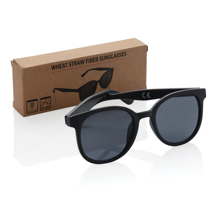 Wheat straw fibre outdoor sunglasses by XD Collection with round frames and tinted lenses