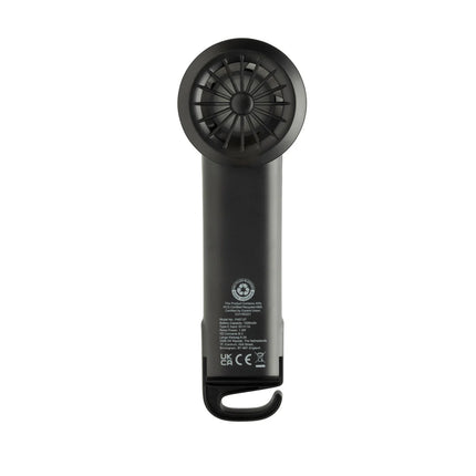 XD Collection Twist RCS recycled plastic portable fan for phones and tablets