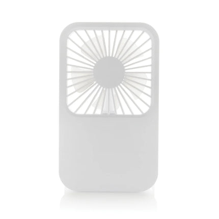 Aervina RCS recycled plastic rechargeable desk fan by XD Collection