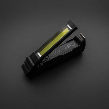  compact tools and torches with bright LED illumination for work tasks.