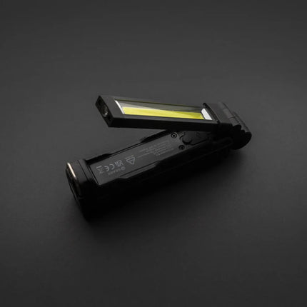 GearX Gear X RCS plastic USB rechargeable worklight with bright LED torch for tools and worksite illumination.