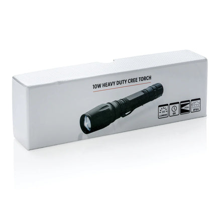  showing its durable metal body and focused beam light for tools and torches.