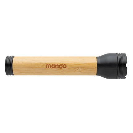 XD Collection Lucid 5W RCS certified recycled plastic and bamboo torch