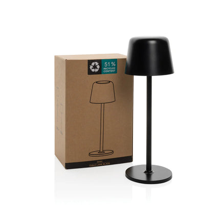 XD Collection Zenic RCS recycled plastic USB rechargeable table lamp