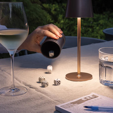  modern design and built-in USB port for charging.