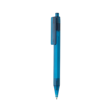Transparent GRS RPET X8 pen from XD Collection