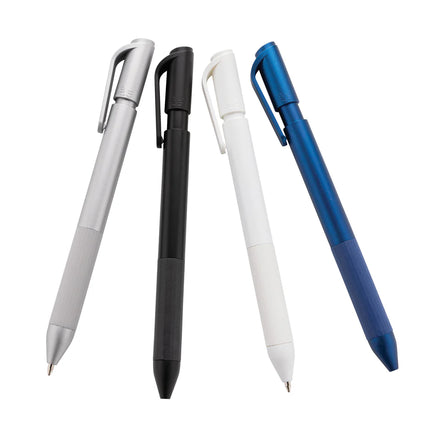  GRS certified writing instrument with secure twist-lock mechanism.