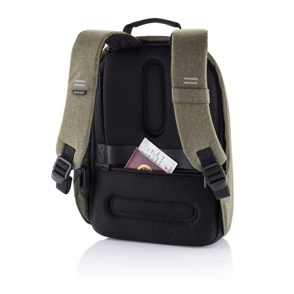  featuring secure zippers and multiple compartments.
