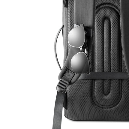 XD Design Bobby Air backpack in black with multiple compartments
