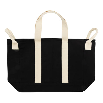  made from recycled canvas with side handles