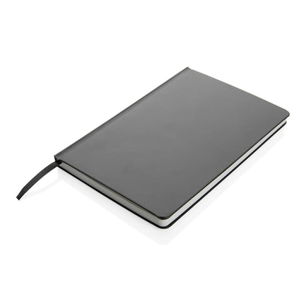  showcasing a sleek black cover and spiral binding