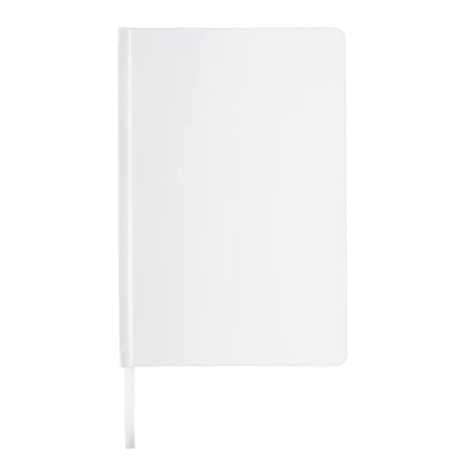 A5 Impact stone paper hardcover notebook from XD Collection with a sleek black cover and elastic closure.
