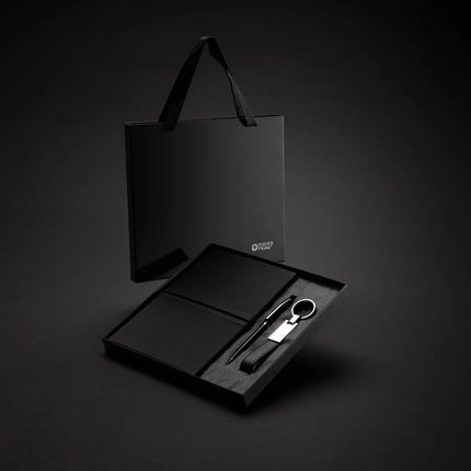 Swiss Peak business gift set with portfolio and notebook