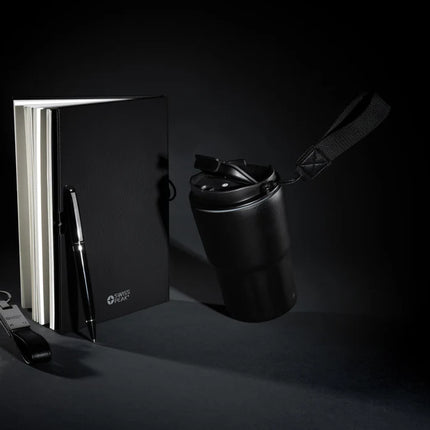 Swiss Peak deluxe business gift set with RCS certified tumbler