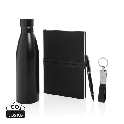 Swiss Peak RCS deluxe business gift set with water bottle