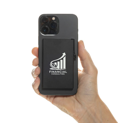  compact travel bag with secure card slots and sleek design.