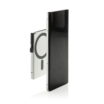  compact wallet with card slots and secure magnetic closure.
