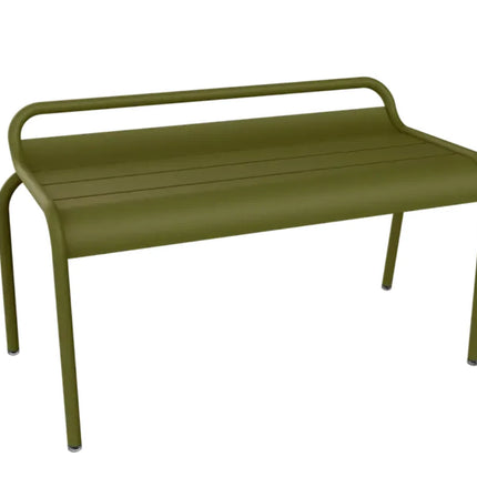 Antracite Fermob Luxembourg stackable outdoor bench