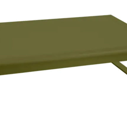 Fermob Bellevie low aluminum lounge table measuring 103x75 cm