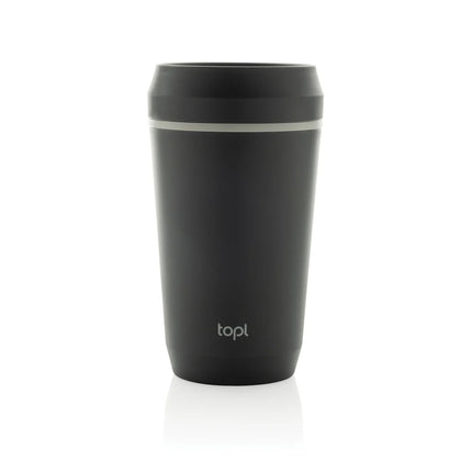 Topl recycled plastic to-go tumbler with 360-degree lid