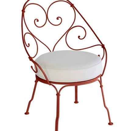Fermob 1900 Carbriolet outdoor armchair with cushion