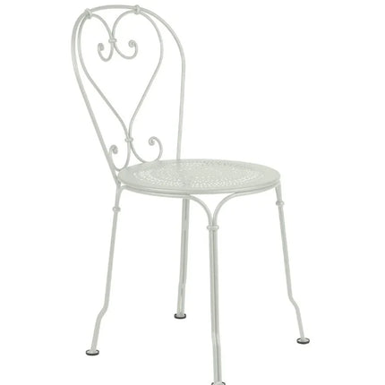 Fermob 1900 outdoor chair with a colorful metal design