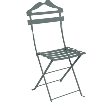 Fermob Caly Grey folding bistro valet chair