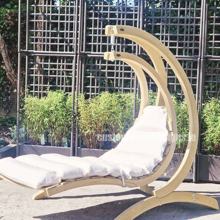 Floating Swing Lounger & Wooden Stand Set – photo 13