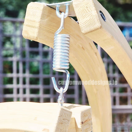Floating Swing Lounger & Wooden Stand Set – photo 5