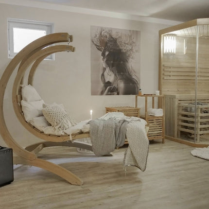 Floating Swing Lounger & Wooden Stand Set | CWDH Ireland