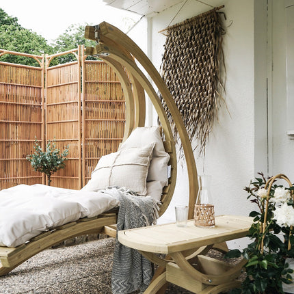 Floating Swing Lounger & Wooden Stand Set – photo 18