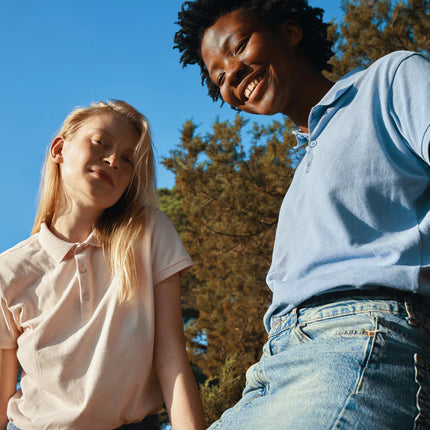 Yosemit women recycled cotton pique polo - Custom Wood Designs