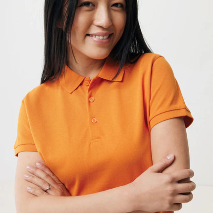 Yosemit women recycled cotton pique polo - Custom Wood Designs