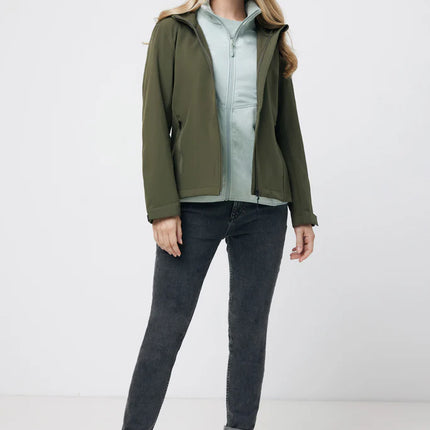 IMakal women recycled polyester soft shell jacket - Custom Wood Designs