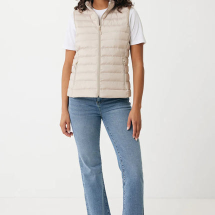 Mer women recycled polyester bodywarmer - Custom Wood Designs